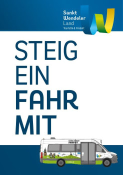 Fahrplanflyer der neuen touristischen Buslinie